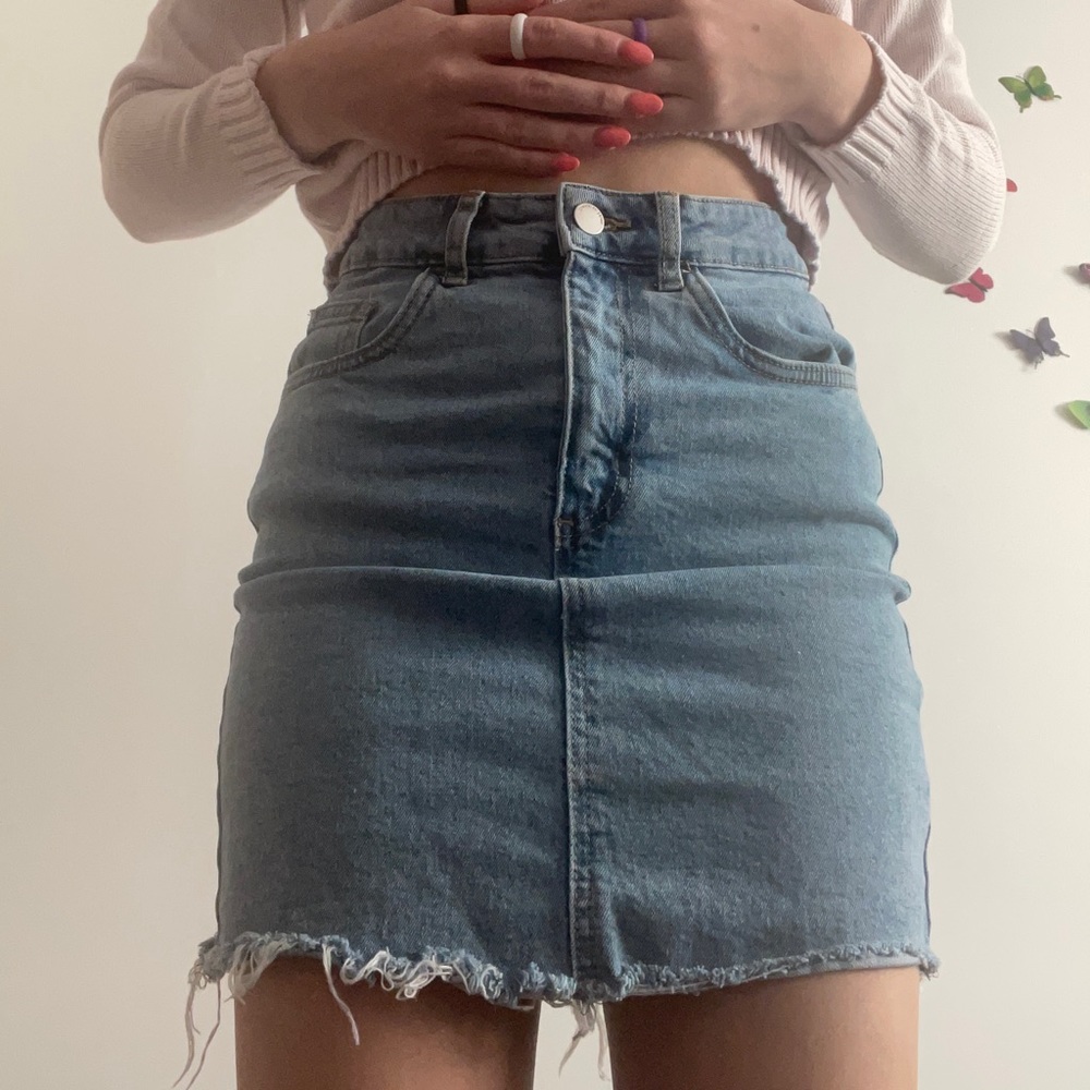 Denim skirt